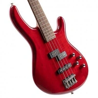 Cort Action Bass Plus 4-String Bass Guitar - Trans Red