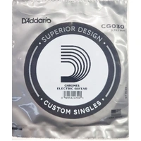 D'Addario CG030 Flat Wound Electric Guitar Single String .030