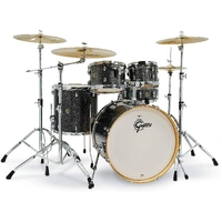 Gretsch Catalina Maple Drum Kit Shell Pack, Black Stardust CM2-E625-BS