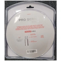 Carson PRO 20 Foot Black Speaker Lead Cable Straight-Straight