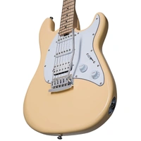 Sterling By Musicman Cutlass HSS Vintage Cream Electric Guitar