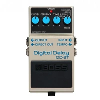 Boss DD3T Digital Delay with Tap Tempo  Effects Pedal with BIC10ABK Instrument Cable