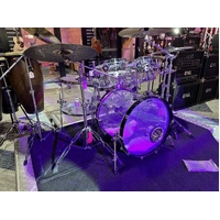 DW Design Acrylics 22/10/12/16 4pc Drum Shell Pack – Clear