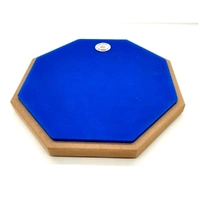 BBT 10" Drum Practice Pad Blue + Stand + Vic Firth Nova 5A Drumsticks