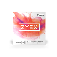 D'Addario Zyex Violin Single G String, 3/4 Scale, Medium Tension