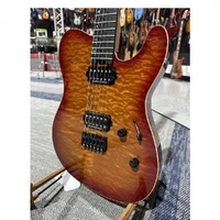 ESP USA TE-II HT Electric Guitar Quilted Maple Amber Cherry Sunburst w/ Duncans