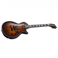 ESP E-II Eclipse Electric Guitar Quilted Maple Tiger Eye Sunburst w/ Fishmans