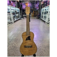 Eddy Finn Ukulele Concert Ukulele Flamed Okume High Gloss - EF-11-CA2