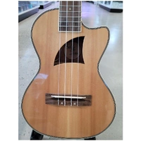 Eddy Finn EF-13-TE Acoustic / Electric Tenor Ukulele with Cutaway Spruce Top