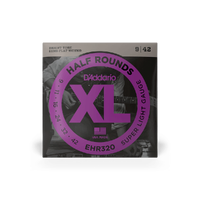 D'Addario EHR320 Half Round Electric Guitar Strings, Super Light, 9-42