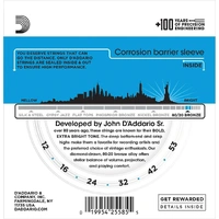 D'Addario EJ11 3 Sets  80/20 Bronze Light Acoustic Guitar Strings EJ11-3D 