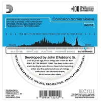 D'Addario EJ11 80/20 Bronze Light Acoustic Guitar Strings 12 - 53