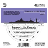 D'Addario EJ13- 3 sets  80/20 Bronze  Acoustic Guitar Strings 11 - 52