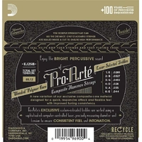 D'Addario EJ25B Pro-Arte Black Nylon Composite Flamenco Guitar Strings 