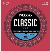 D'Addario EJ27H 4 Sets Student Nylon Classical Guitar Strings, Hard Tension