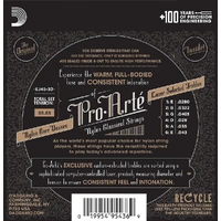 D'Addario EJ45-3D Pro-Arte Nylon Classical Guitar Strings, Normal Tension, 3 Sets
