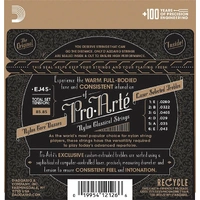 D'Addario Pro-Arte Nylon Classical Guitar Strings Normal Tension , EJ45 