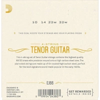 D'Addario EJ66 Tenor Guitar Strings Set - J66 - 80/20 Bronze