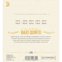 D'Addario EJ85 Bajo Quinto Strings