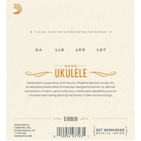 D'Addario EJ88UB Nyltech Ukulele Strings Bass Uke String Set EJ88 UB