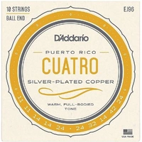 D'Addario EJ96 Cuatro-Puerto Rico Strings Silverwound 10-String  - b4 SETS