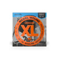 D'Addario EKXL110 Nickel Wound Electric Guitar Strings, Regular Light, Reinforced, 10-46