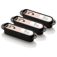 EMG SAV Active Single Coil Electric Guitar Pickup Set with Pots and Wiring White