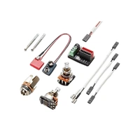 EMG 60-7H Active Humbucker 7 String Pickup with Pots Wire Brushed Black Chrome