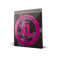 D'Addario ENR71M Half Round Bass Guitar Strings, Regular Light, 45-100, Medium Scale