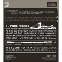 D'Addario EPN120 Pure Nickel Electric Guitar Strings, Super Light, 9 - 41