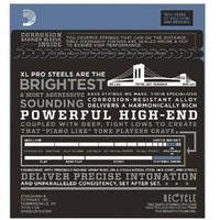 D'Addario EPS165 ProSteels Light Top/Med Bottom Long Scale Bass Strings 45 - 105