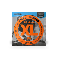 D'Addario ESXL110 Nickel Wound Electric Guitar Strings, Regular Light, Double Ball End, 10-46