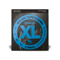 D'Addario ETB92M Tapewound Bass Guitar Strings, Medium, 50-105, Medium Scale