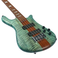Spector Euro 4 RST Bass Guitar Turquoise Tide w/ Roasted Maple Neck 