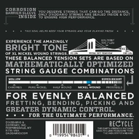 D'Addario EXL110BT Nickel Wound Electric Guitar Strings, Balanced Tension Regular Light, 10-46