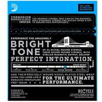 D'Addario EXL117 Medium Top/Extra-Heavy Bottom Electric Guitar Strings  11-56