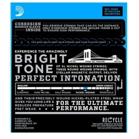 D'Addario EXL125  Light top / heavy bottom Electric Guitar Strings 9 - 46