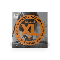 D'Addario EXL140-10P Nickel Wound Electric Guitar Strings, Light Top/Heavy Bottom, 10-52 , 10 sets