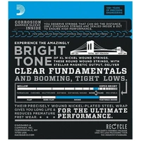 D'Addario EXL165 Nickel Wound Long Scale Bass Guitar Strings  45 - 105 4-String