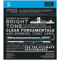 D'Addario EXL170S Nickel Wound Bass Guitar Strings, Light, 45-100, Short Scale