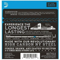 D'Addario EXP140 Coated Nickel Plated Steel LT/HB Electric Strings 10 - 52 