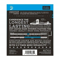 D'Addario EXP160 Coated Bass Guitar Strings, Medium, 50-105, Long Scale