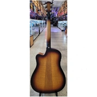 Cole Clark Fat Lady 1 Southern Silky Oak Acoustic / Electric Guitar Cutaway - Sunburst