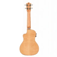Lanikai  Flamed Maple Concert AC/EL Ukulele Fishman Pickup with Gig bag