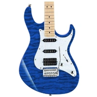 Cort G250DX TB - Trans Blue Electric Guitar Quilted Maple Top
