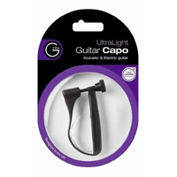 G7th G7UBK Ultralight 6-String Guitar Capo - Steel String Black