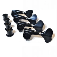 Gotoh GB707 4 IN LINE Black Bass Tuners - Bass Guitar M/Heads