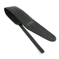 DSL Padded Garment Leather Guitar Strap 5" Black/Black Made in Australia 5 inch