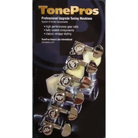 GKL60K-N TonePros Locking Tuning Machines 6 In-Line, Nickel
