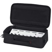 Gator Small Pedalboard with Bag - 15.75"x7" White